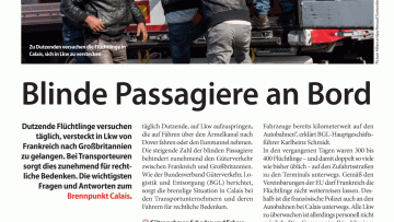 Blinde Passagiere an Bord