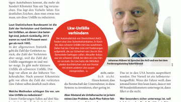 Warum fordert Ihr Auto-Club eine Lkw-Initiative?