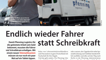 Endlich wieder Fahrer statt Schreibkraft