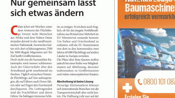 Flüchtlingsdrama in Calais: Editorial: Nur gemeinsam lässt sich etwas ändern