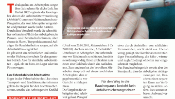 Dicke Luft im Betrieb