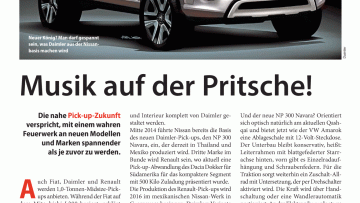 Musik auf der Pritsche!