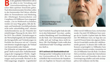 Jetzt ist der Bahnchef am Zug