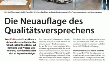 Die Neuauflage des Qualitätsversprechens