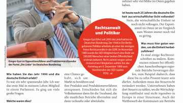 War die deutsche Einheit ein Fehler?