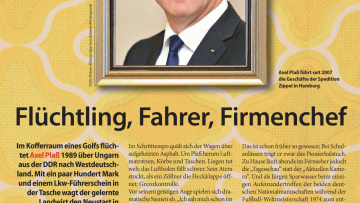 Flüchtling, Fahrer, Firmenchef