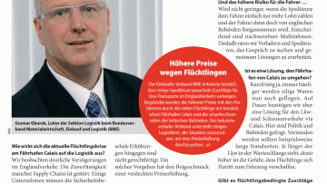 Sehen die Verlader denn nicht die Mehrkosten?