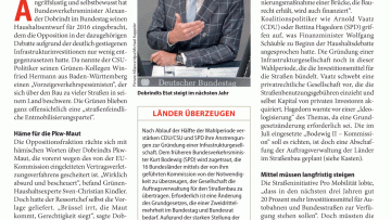 Koalition verdoppelt Brücken-Budget