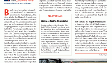 Der Weg zum Fahrzeug ohne Pilot