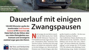 Dauerlauf mit einigen Zwangspausen