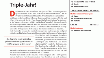 Editorial: 2016 wird ein Triple-Jahr!