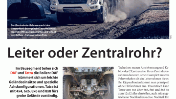 Leiter oder Zentralrohr?
