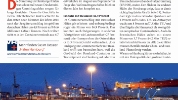 Flaute an der Elbe