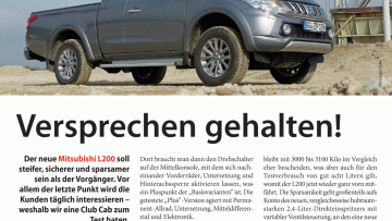 Versprechen gehalten!