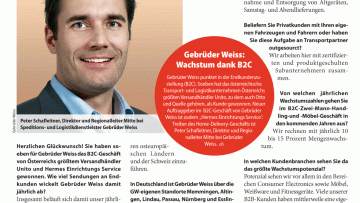 Plant Gebrüder Weiss ein eigenes B2C-Netz?
