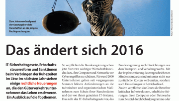 Das ändert sich 2016