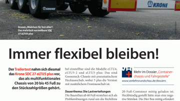 Immer flexibel bleiben!