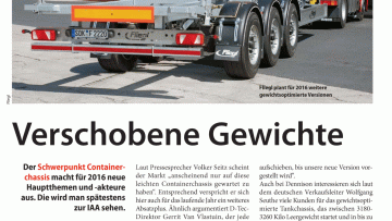Verschobene Gewichte