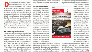 Ausbildungs-Förderung 2016 startet