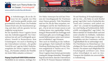 Frische ist gefragt
