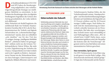 Digitaler Güterverkehr