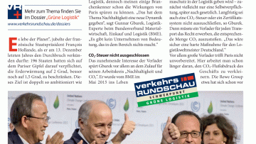 Zurückhaltender Applaus der Logistik