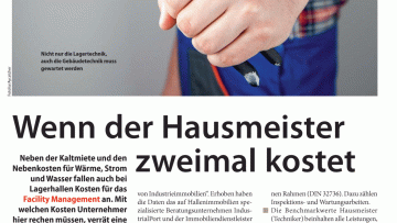 Wenn der Hausmeister zweimal kostet