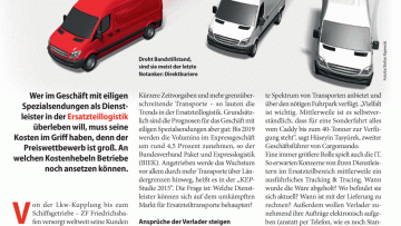 Schnell, schneller, Ersatzteile