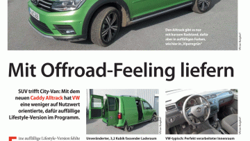 Mit Offroad-Feeling liefern