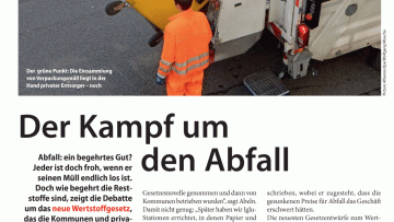 Der Kampf um den Abfall