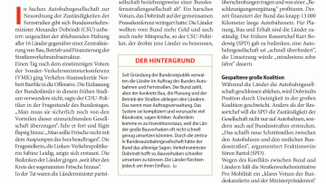 Das Ringen um die Autobahnen