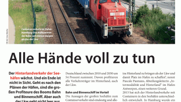 Alle Hände voll zu tun