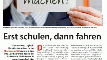 Erst schulen, dann fahren