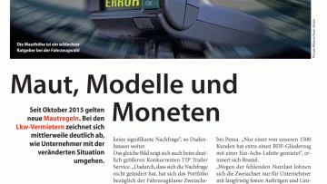 Maut, Modelle und Moneten