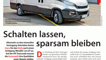 Schalten lassen, sparsam bleiben