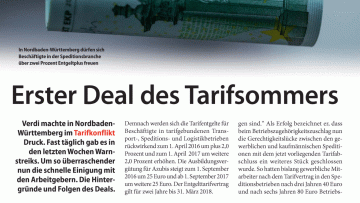 Erster Deal des Tarifsommers