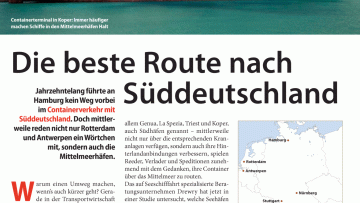 Die beste Route nach Süddeutschland