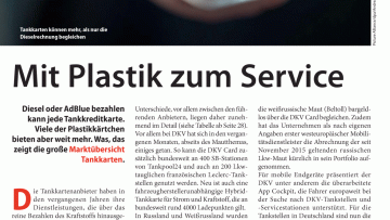 Mit Plastik zum Service