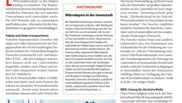 Drahtesel statt Lkw
