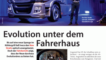 Evolution unter dem Fahrerhaus