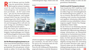 Die Monatsrechnung muss aufgehen