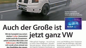 Auch der Große ist jetzt ganz VW