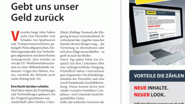 Lkw-Kartell: Editorial: Gebt uns unser Geld zurück