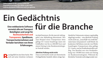 Ein Gedächtnis für die Branche