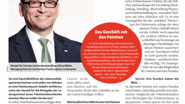 Warum planen Sie eine Palettentausch-Gebühr?