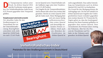 Lkw-Frachtraum bleibt vorerst günstig