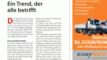 Digitalisierung: Editorial: Ein Trend, der alle betrifft