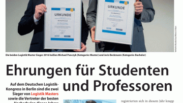 Ehrungen für Studenten und Professoren
