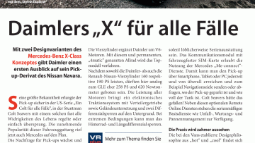 Daimlers "X" für alle Fälle