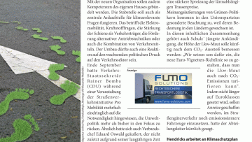 Verkehrspolitik trifft Umweltpolitik